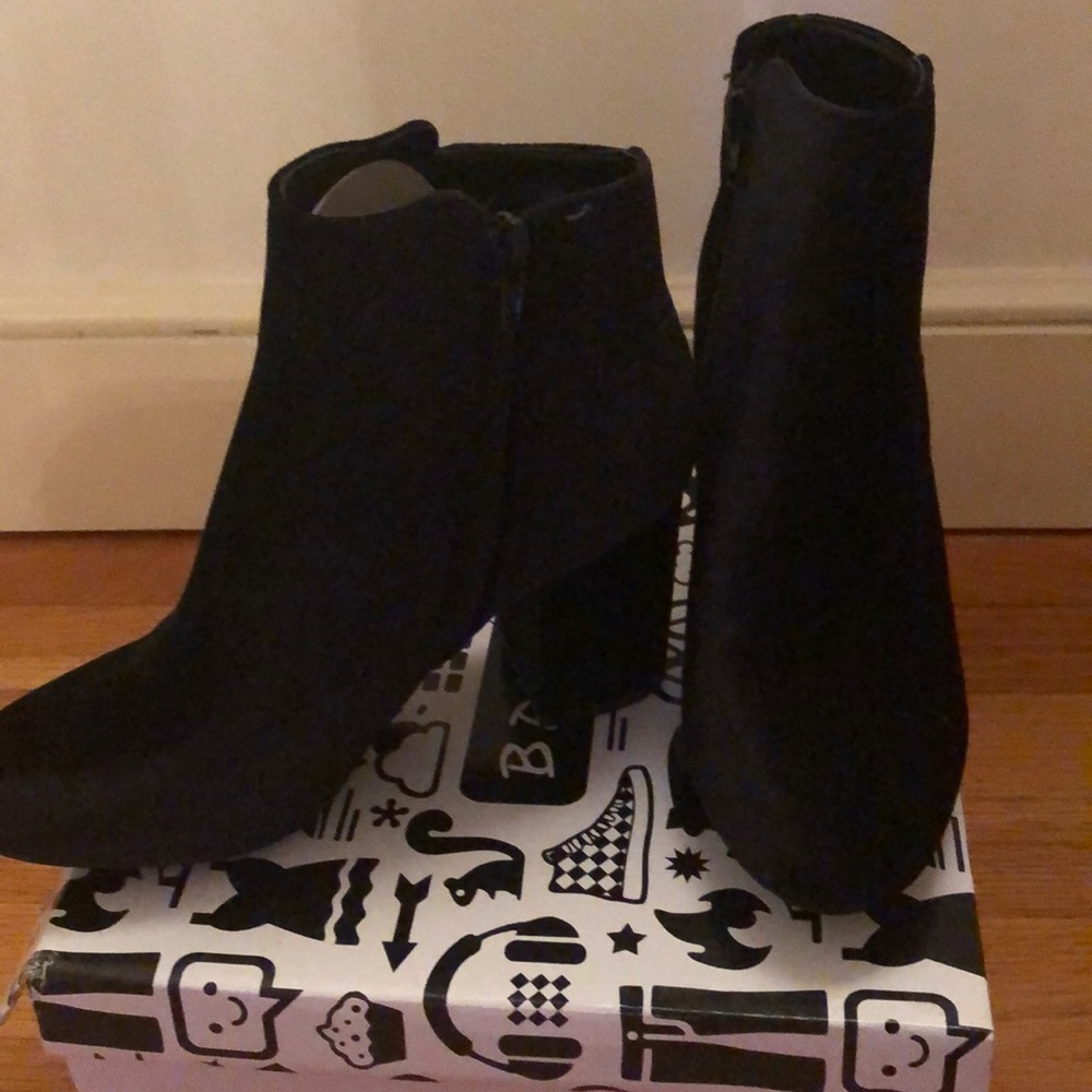 Suede Booties - Picture 2 of 3